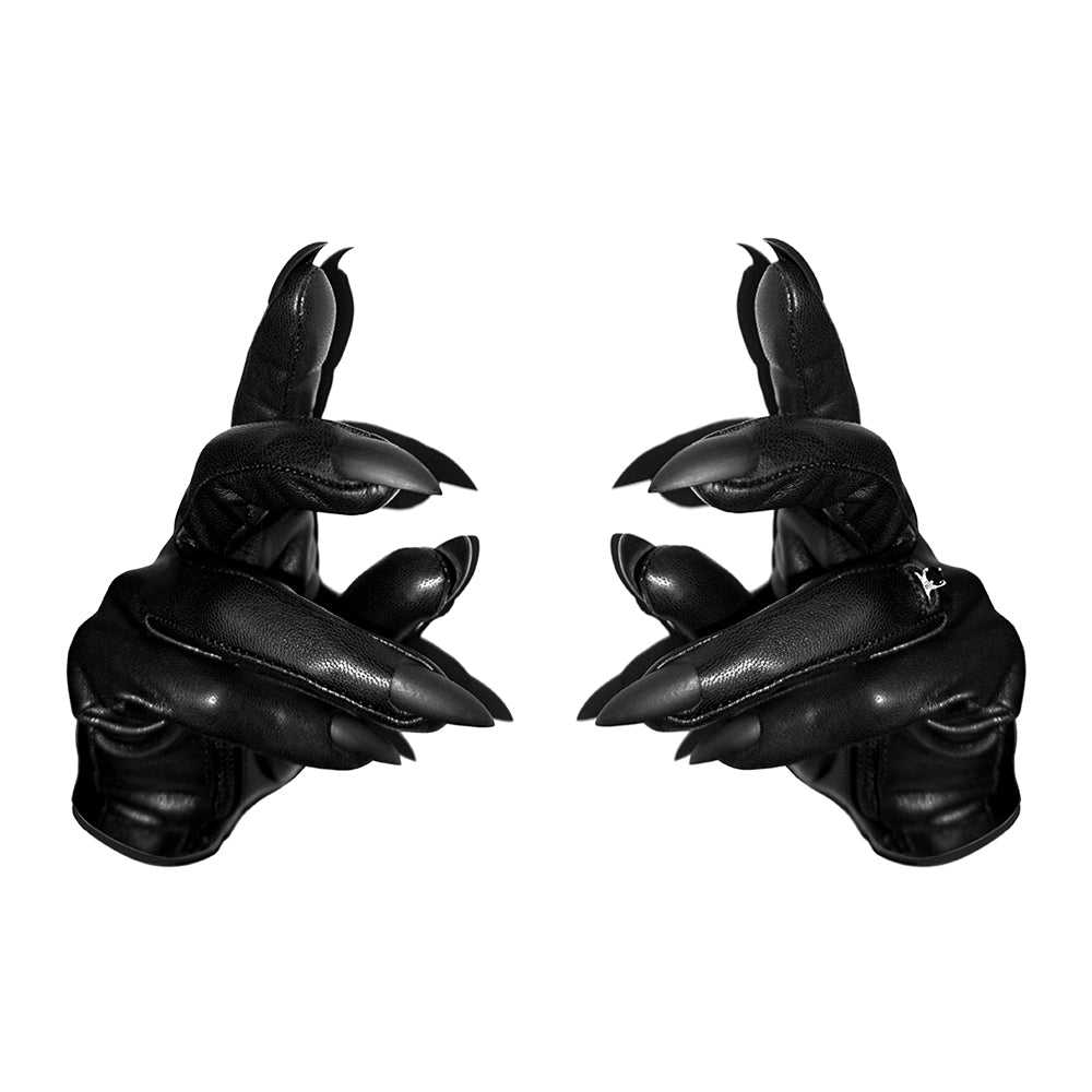 Black ring outlet finger nail