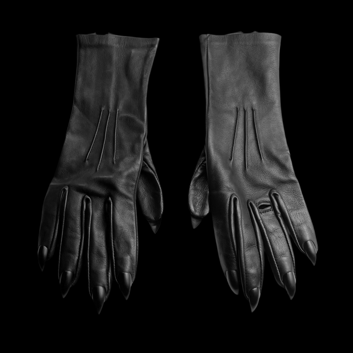 SAMPLE SALE EXT LENGTH VAMP NAIL GLOVES WOMENS 7.5