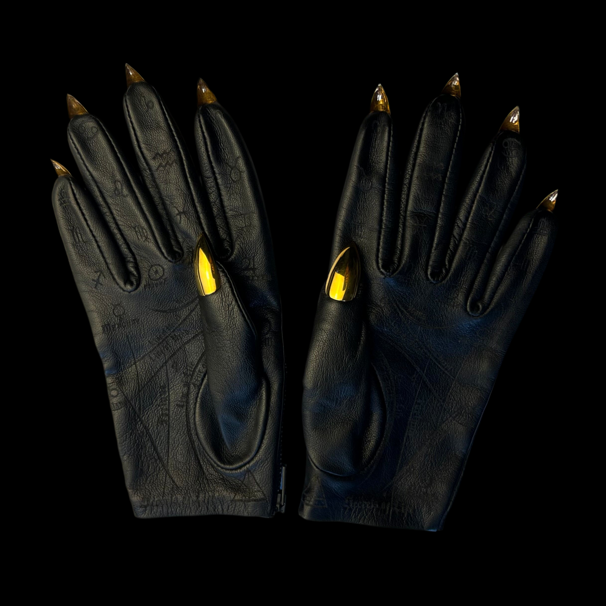 SAMPLE SALE PALMISTRY NAIL GLOVES WOMENS 7.0
