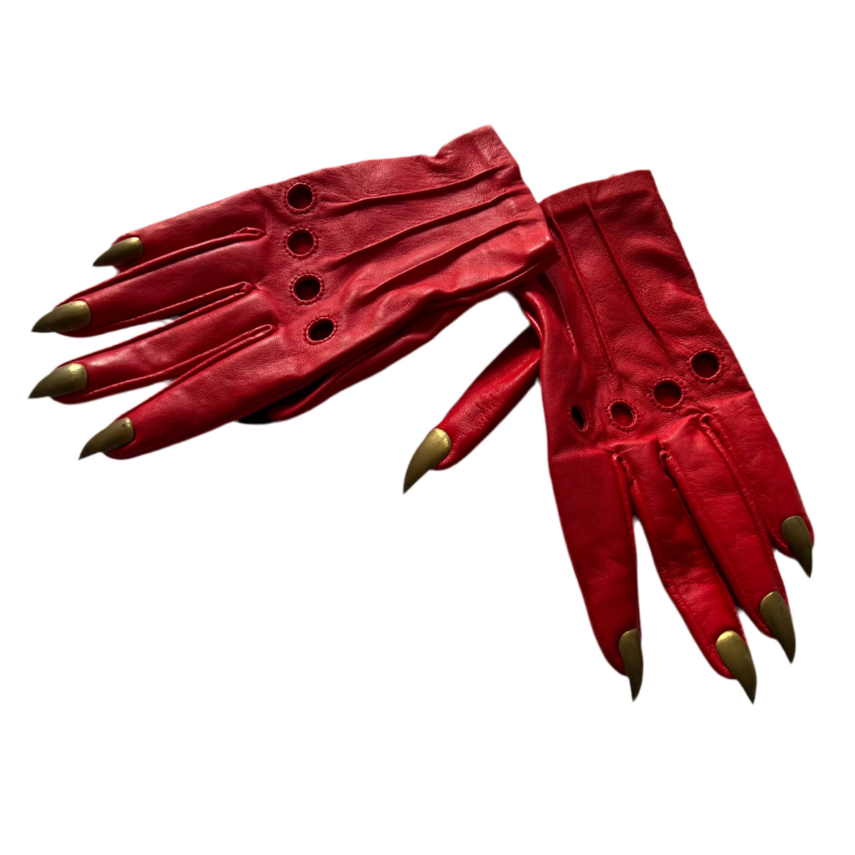 SAMPLE SALE BLACK SARAH NAIL GLOVES WOMENS 7.5