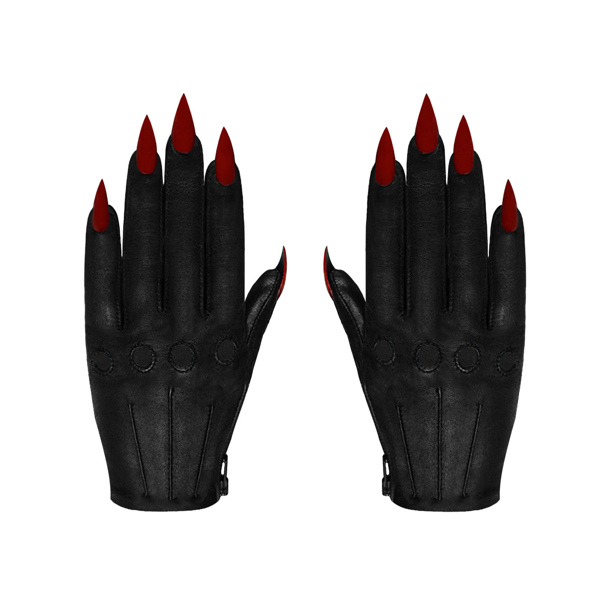 BLACK SARAH NAIL GLOVES