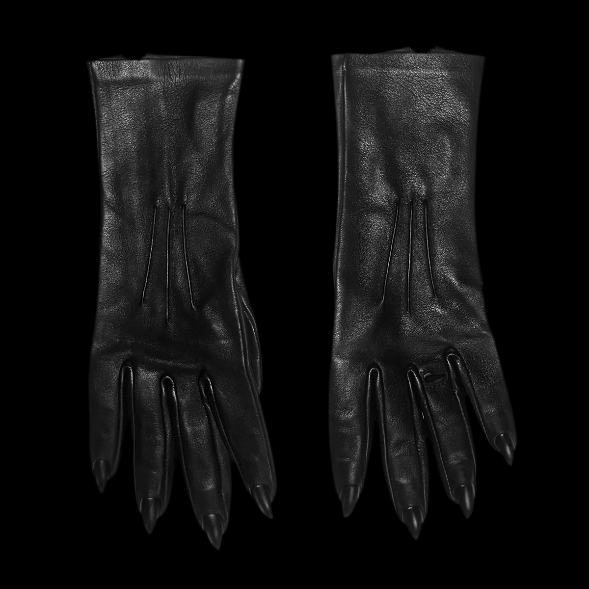 SAMPLE SALE EXT LENGTH RING FINGER NAIL GLOVES WOMENS 7.5