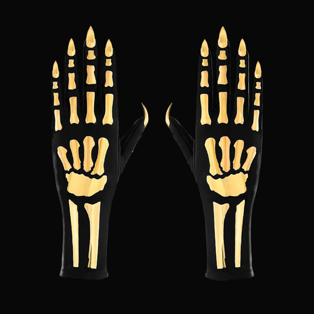 EXTENDED METAL BONES NAIL GLOVES
