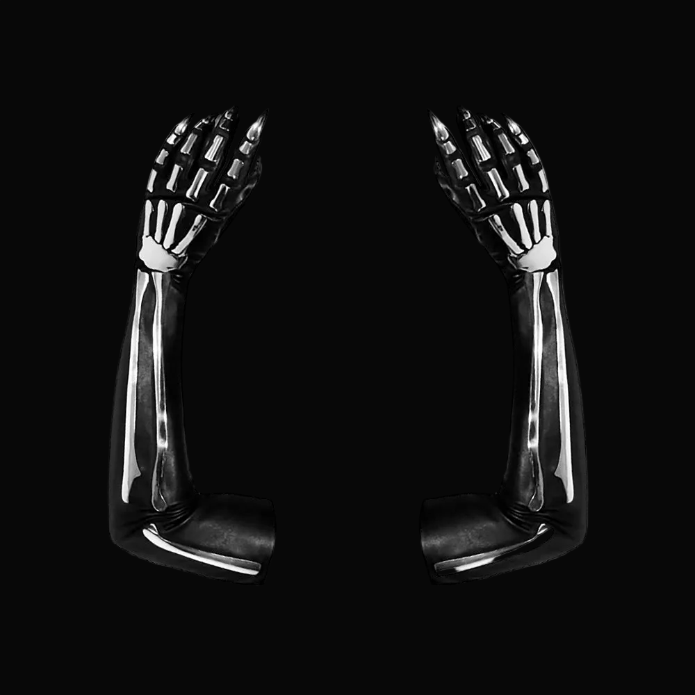 OPERA METAL BONES NAIL GLOVES