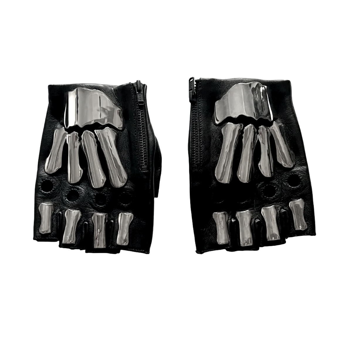 SAMPLE SALE FINGERLESS METAL BONES - WOMENS 8.5