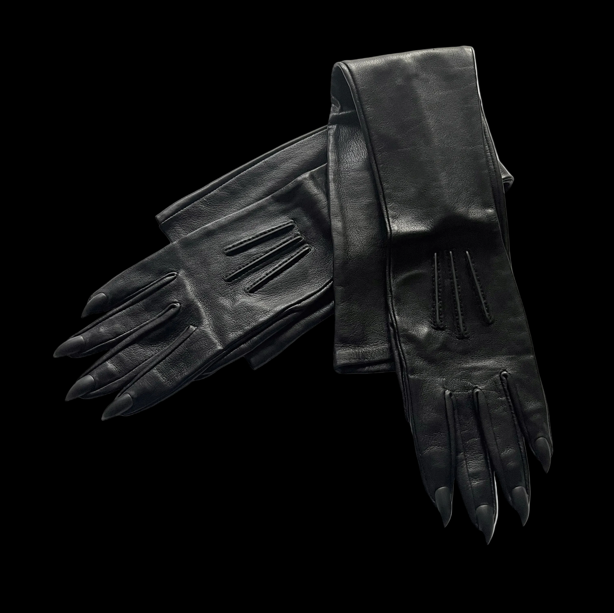 SAMPLE SALE BLACK OPERA NAIL GLOVES WOMENS 7.5