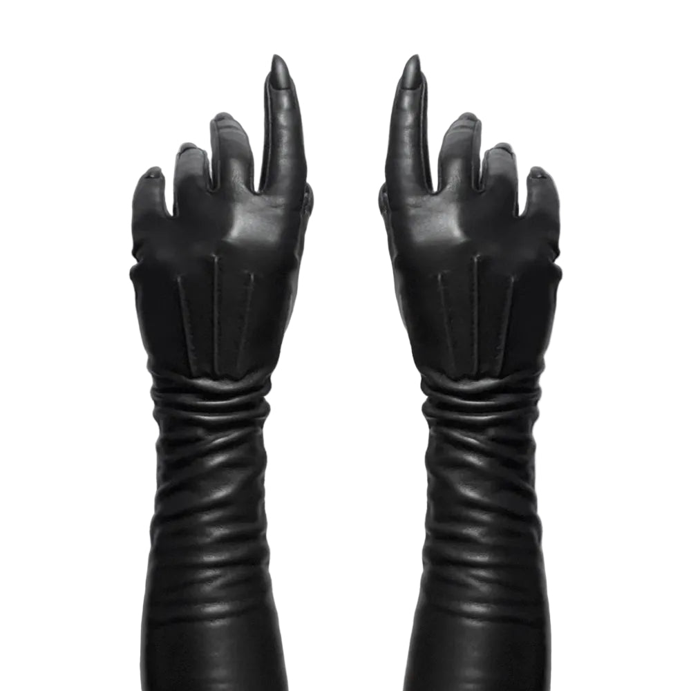 SAMPLE SALE BLACK OPERA NAIL GLOVES WOMENS 7.5