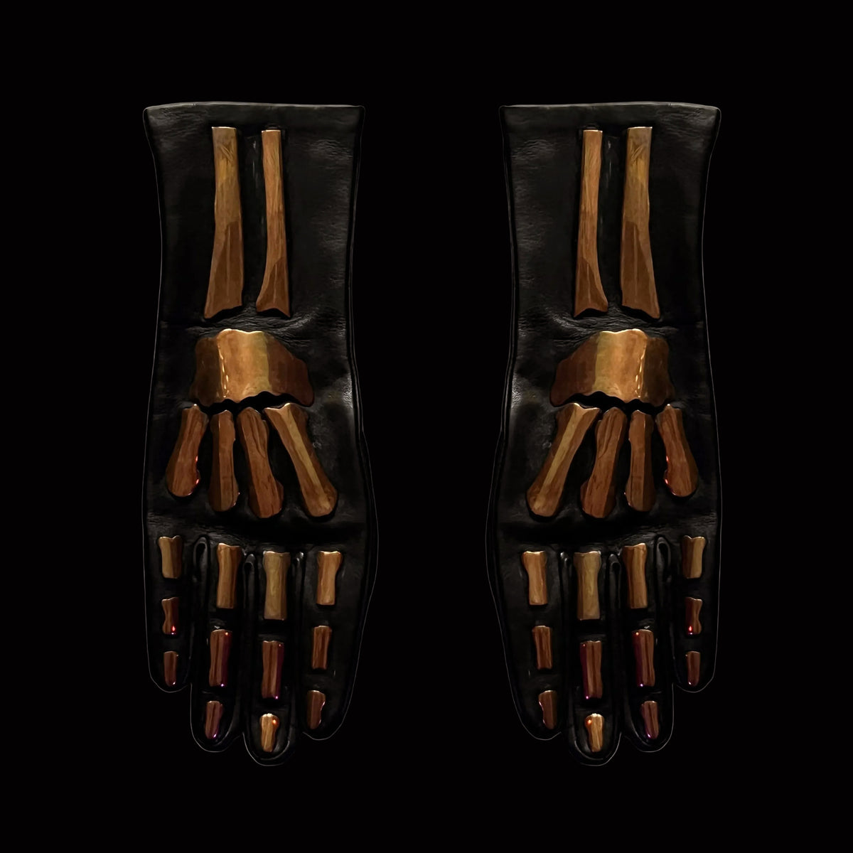 SAMPLE SALE COPPER EXT METAL BONES GLOVES - MEN'S 9.5