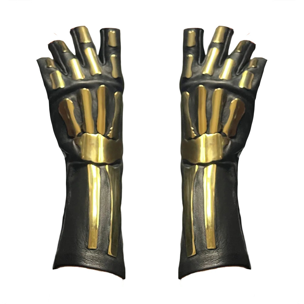 SAMPLE SALE FINGERLESS METAL BONES GLOVES - MEN'S 8.5