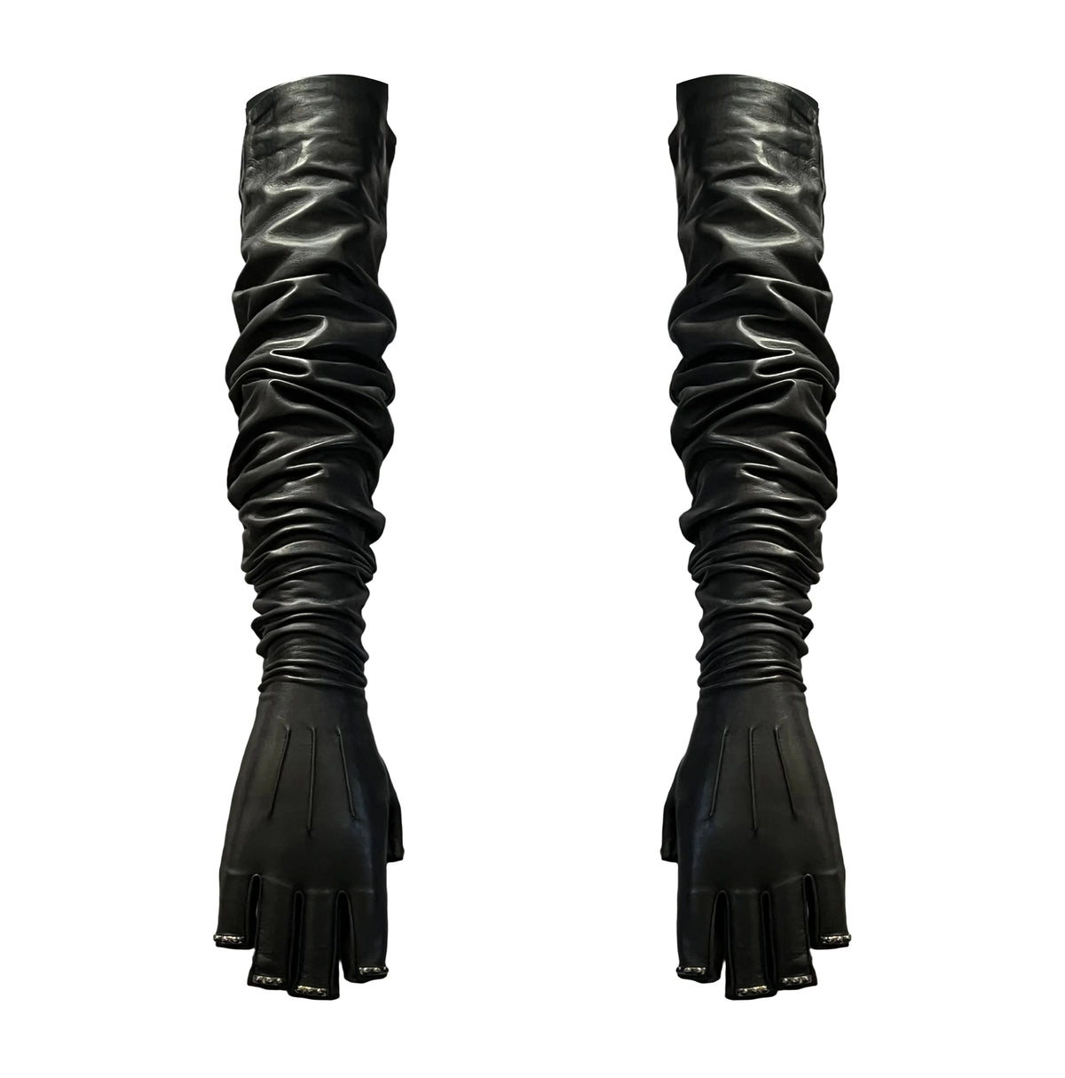 SAMPLE SALE GEM FINGER RING OPERA GLOVES WOMENS 7.5