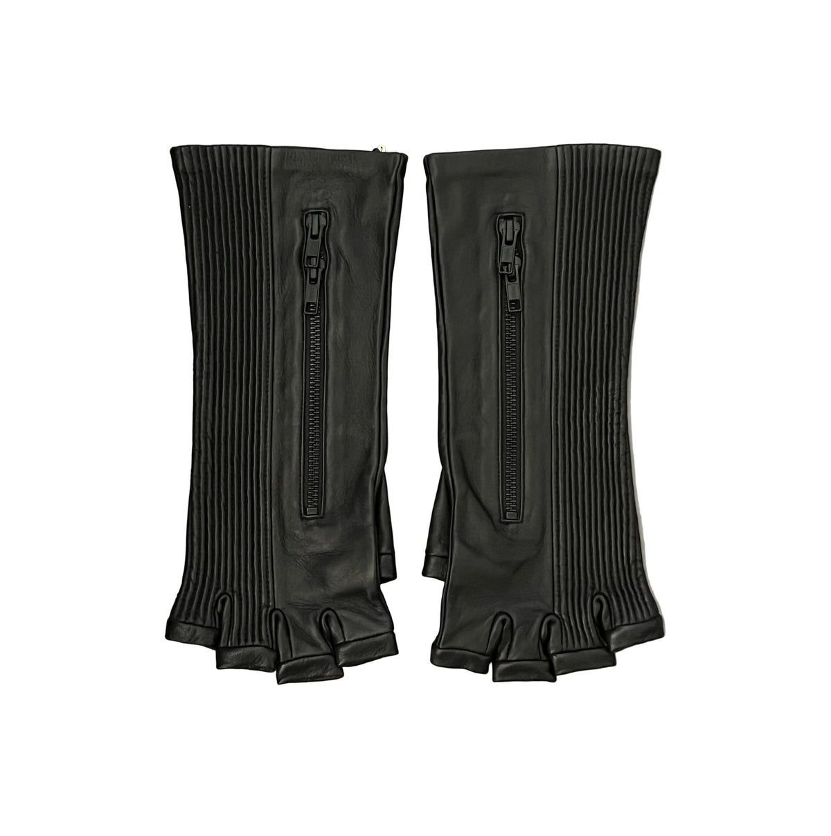 SAMPLE SALE LEATHER BUTCHER ZIP GLOVES MENS SIZE 8.5