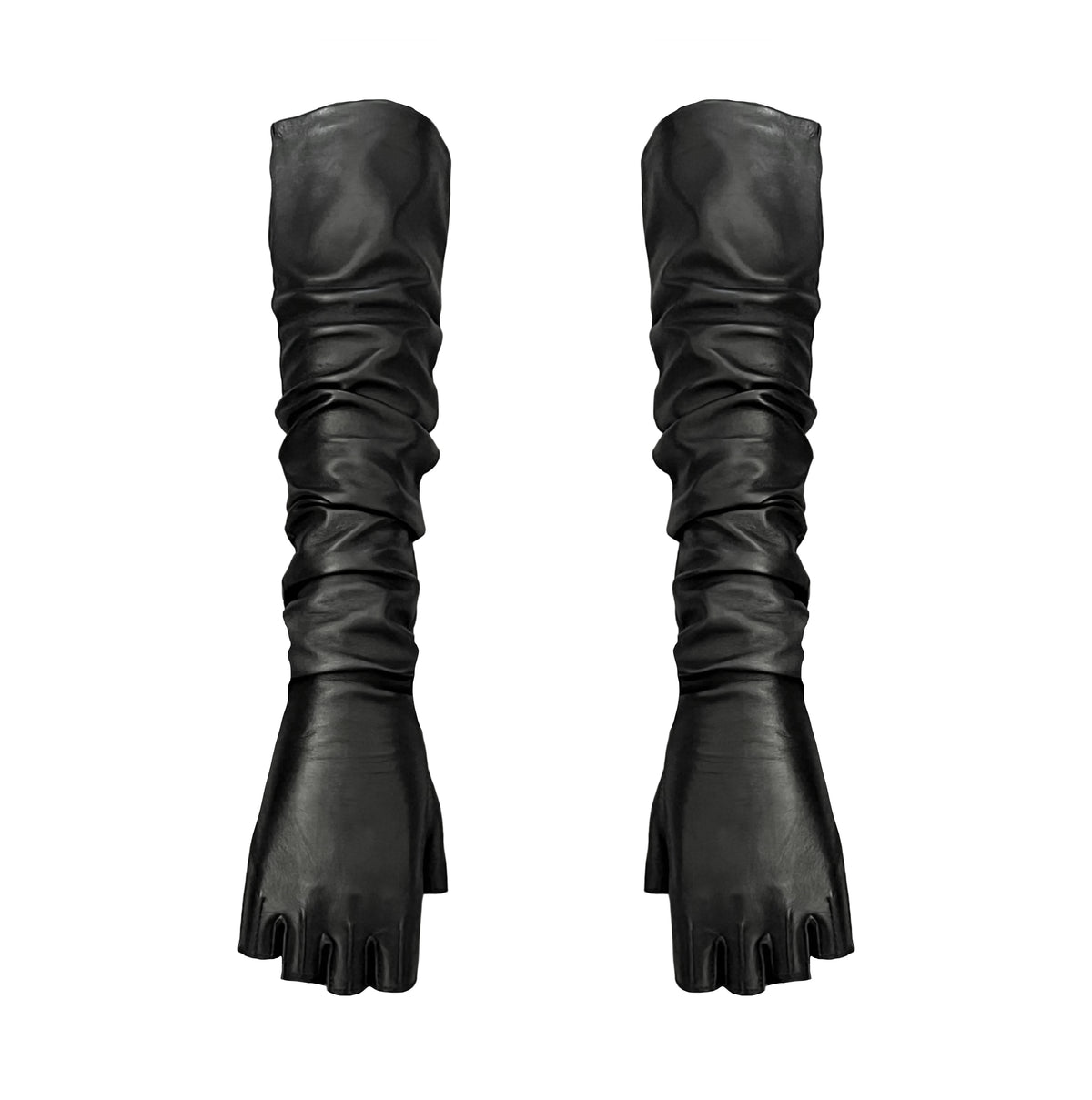SAMPLE SALE FINGERLESS LONG GLOVES WOMENS 7.0