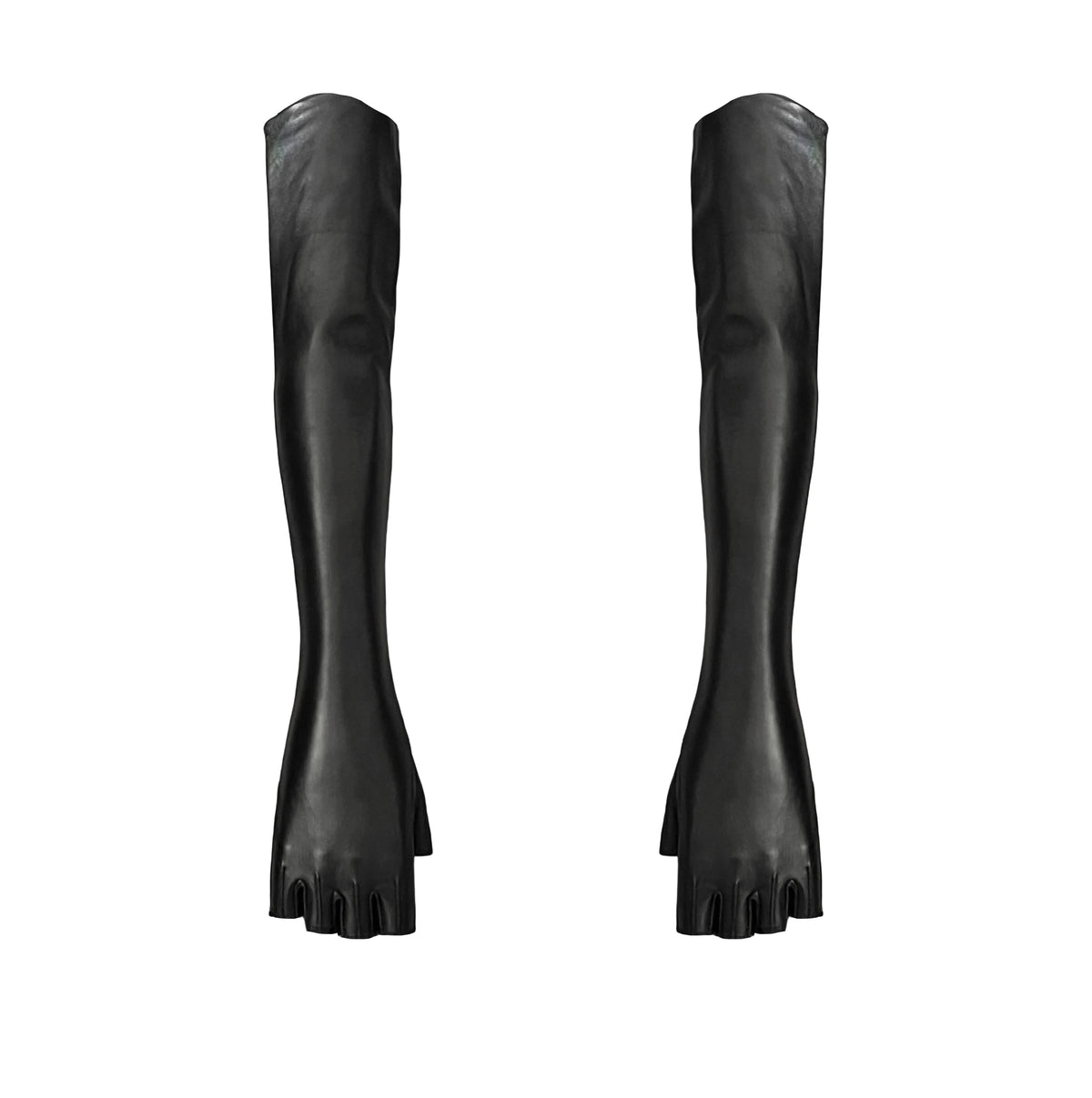 SAMPLE SALE FINGERLESS LONG GLOVES WOMENS 7.0