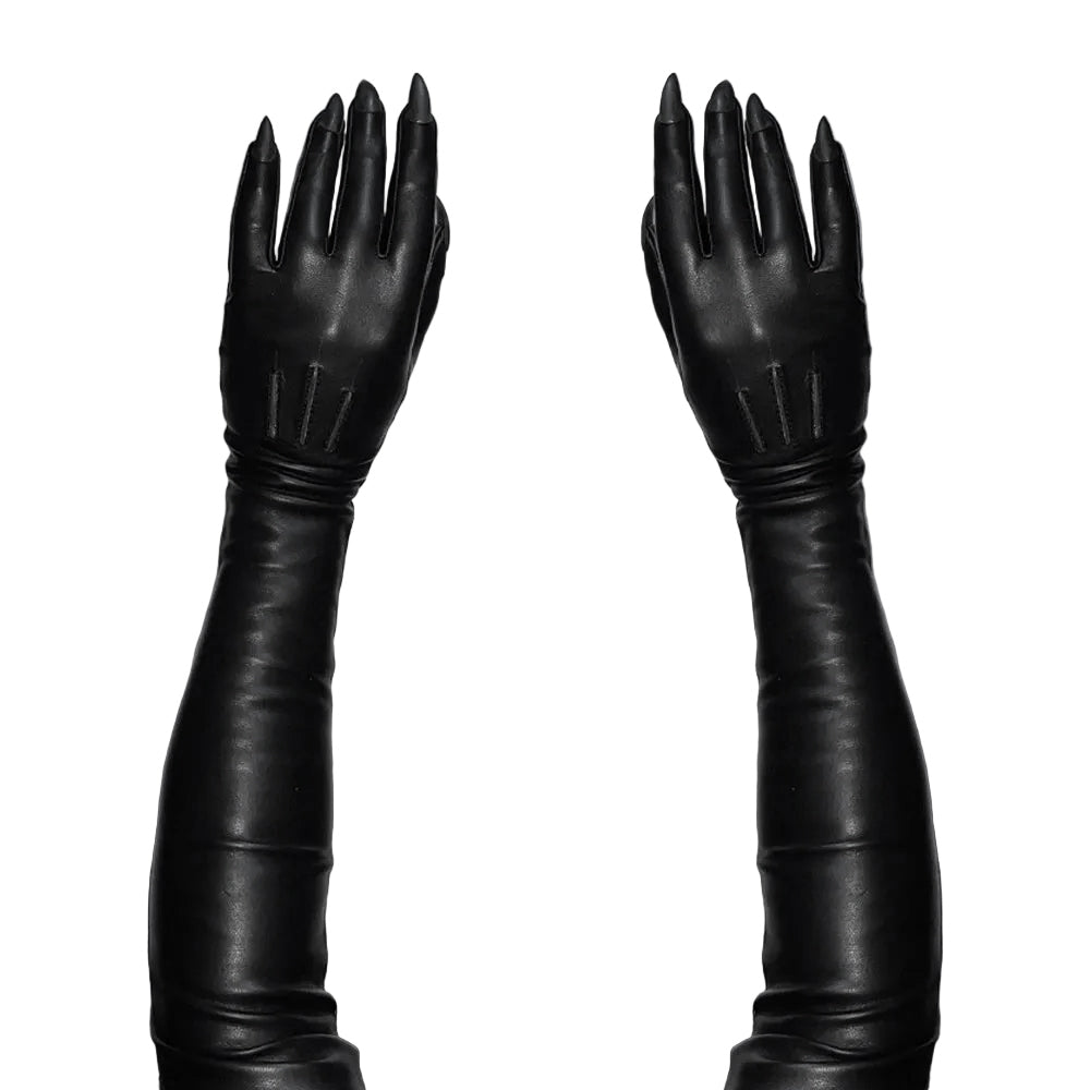 SAMPLE SALE BLACK OPERA NAIL GLOVES (VEGAN) WOMENS 7.5