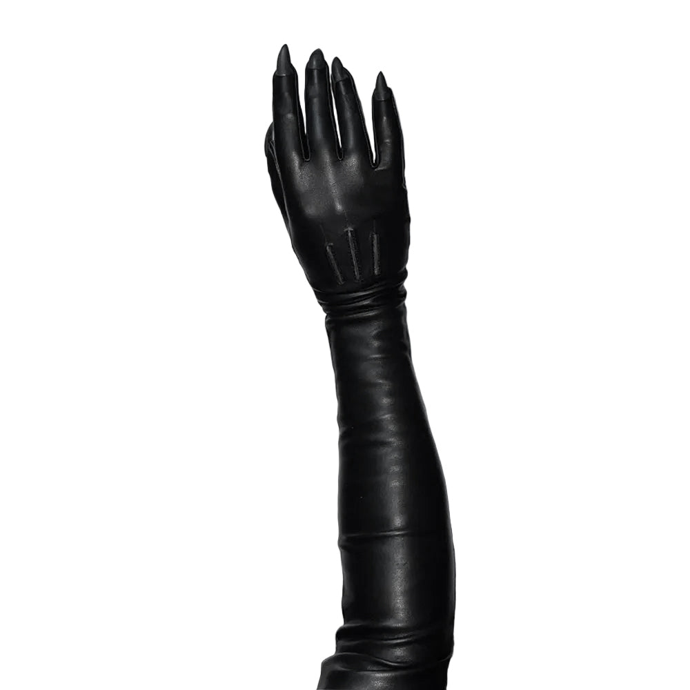 SAMPLE SALE BLACK OPERA NAIL GLOVES (VEGAN) WOMENS 7.5