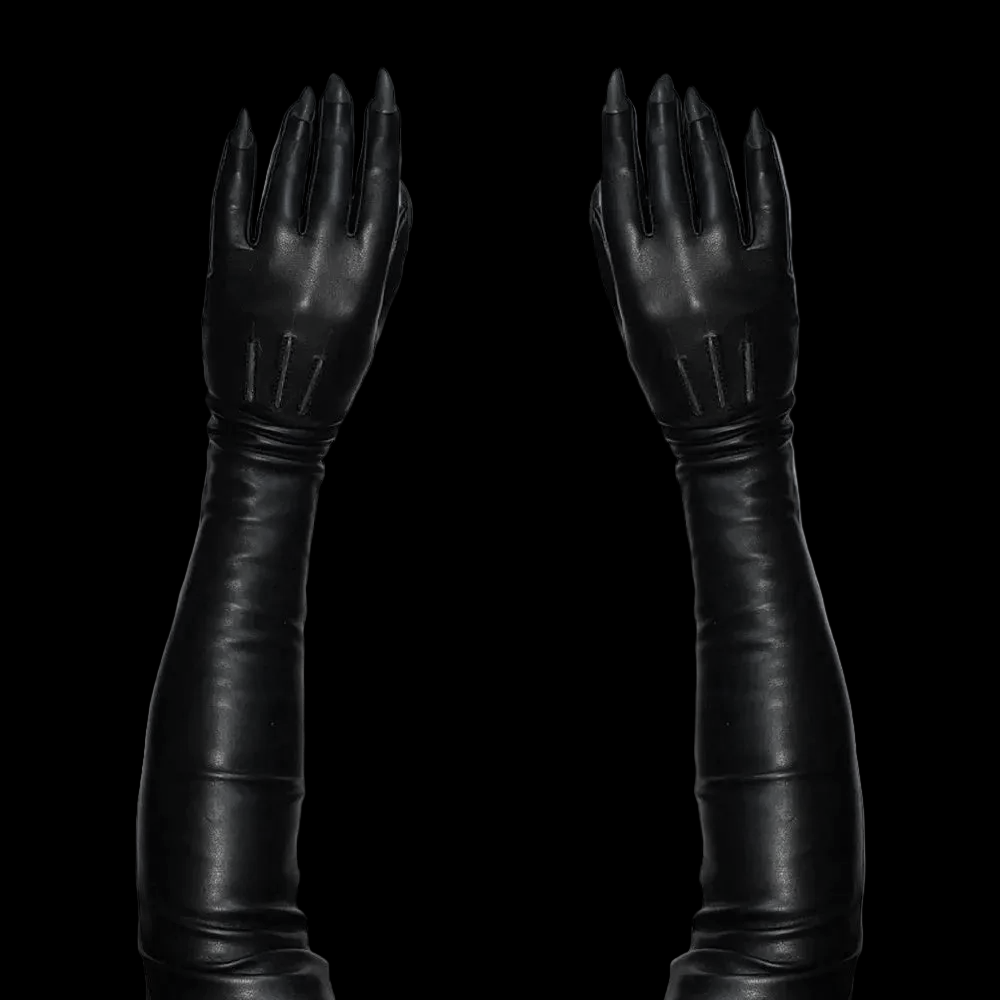 SAMPLE SALE BLACK OPERA NAIL GLOVES (VEGAN) WOMENS 7.5