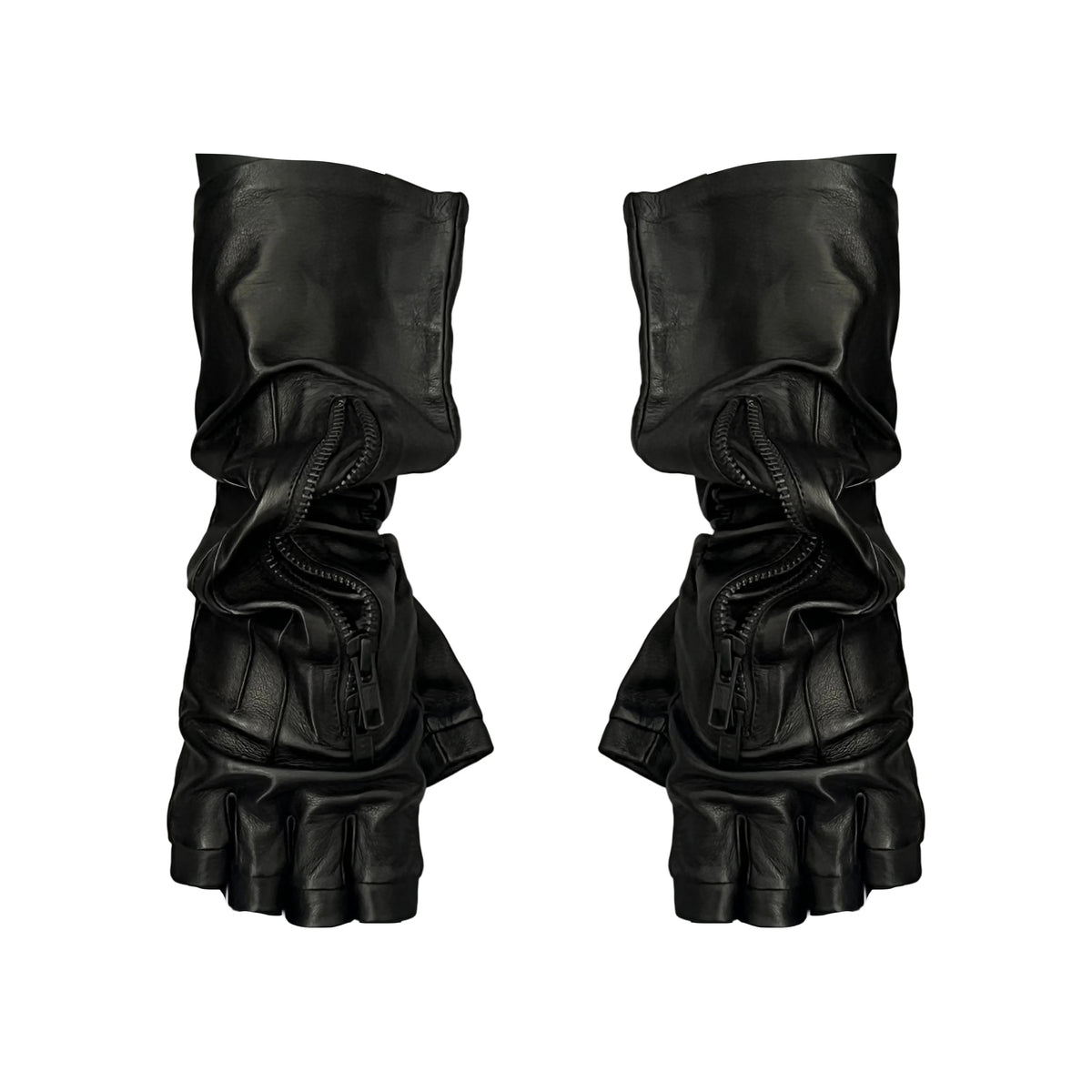 SAMPLE SALE LONG FINGER CUFF DOUBLE ZIP GLOVES MENS 9.0