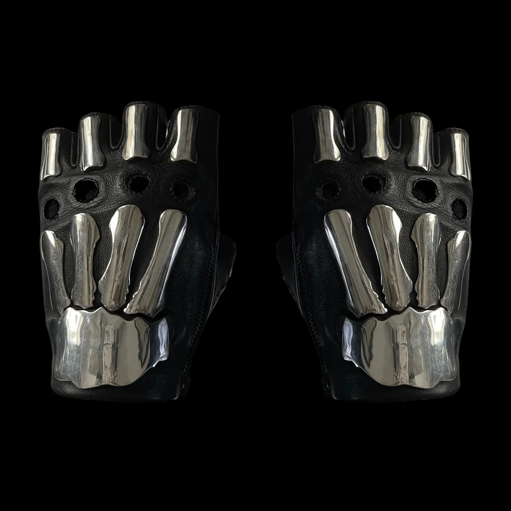 SAMPLE SALE FINGERLESS METAL BONES - WOMENS 8.5
