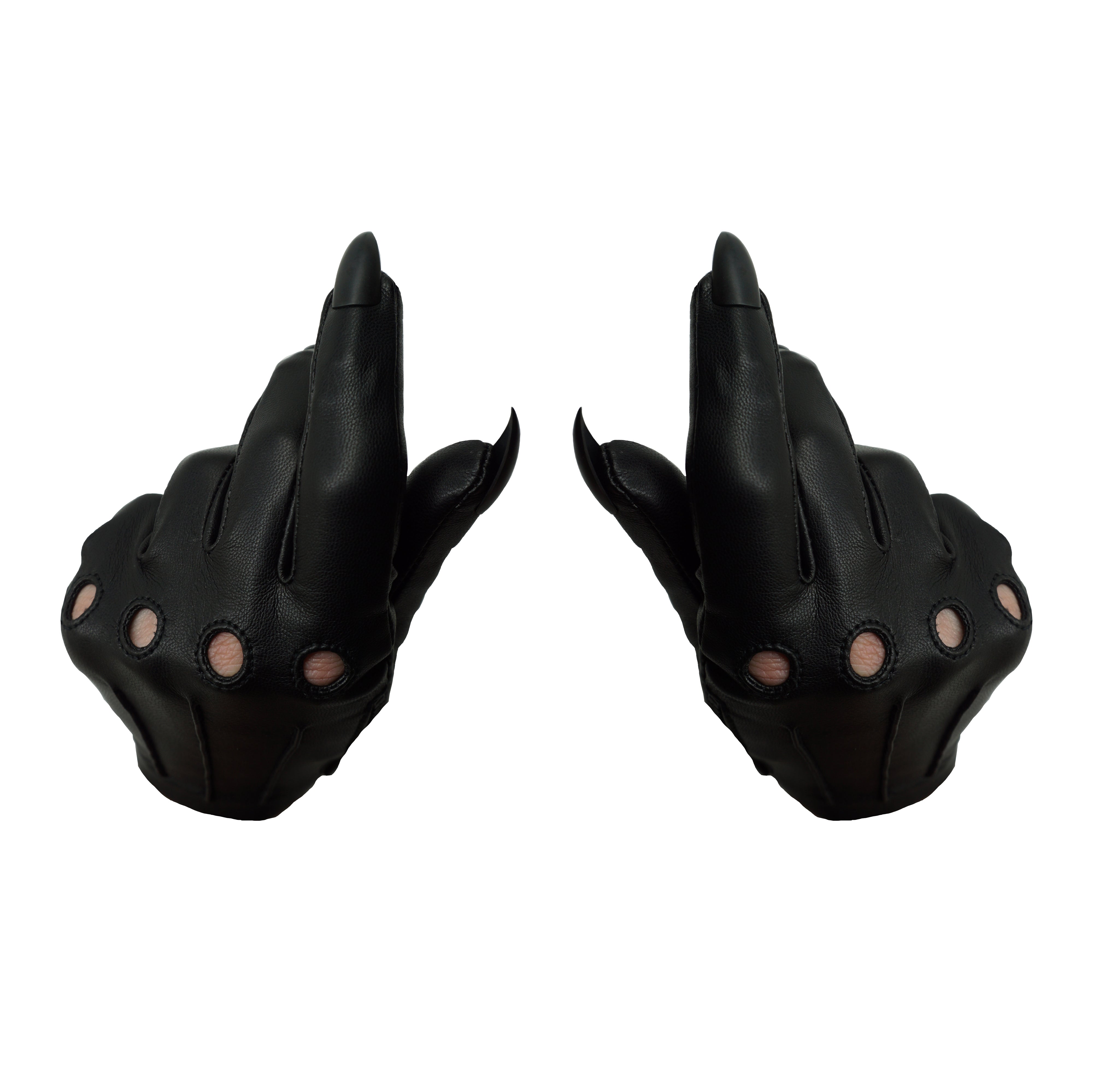 BLACK SARAH NAIL GLOVES – MAJESTY BLACK