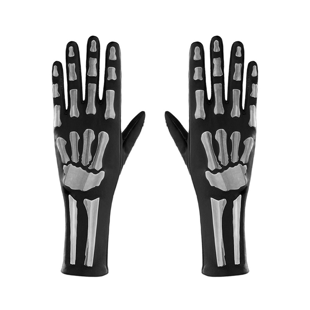 skeleton handschuhe EXTENDED METAL BONES GLOVES MENS SIZE 8.0