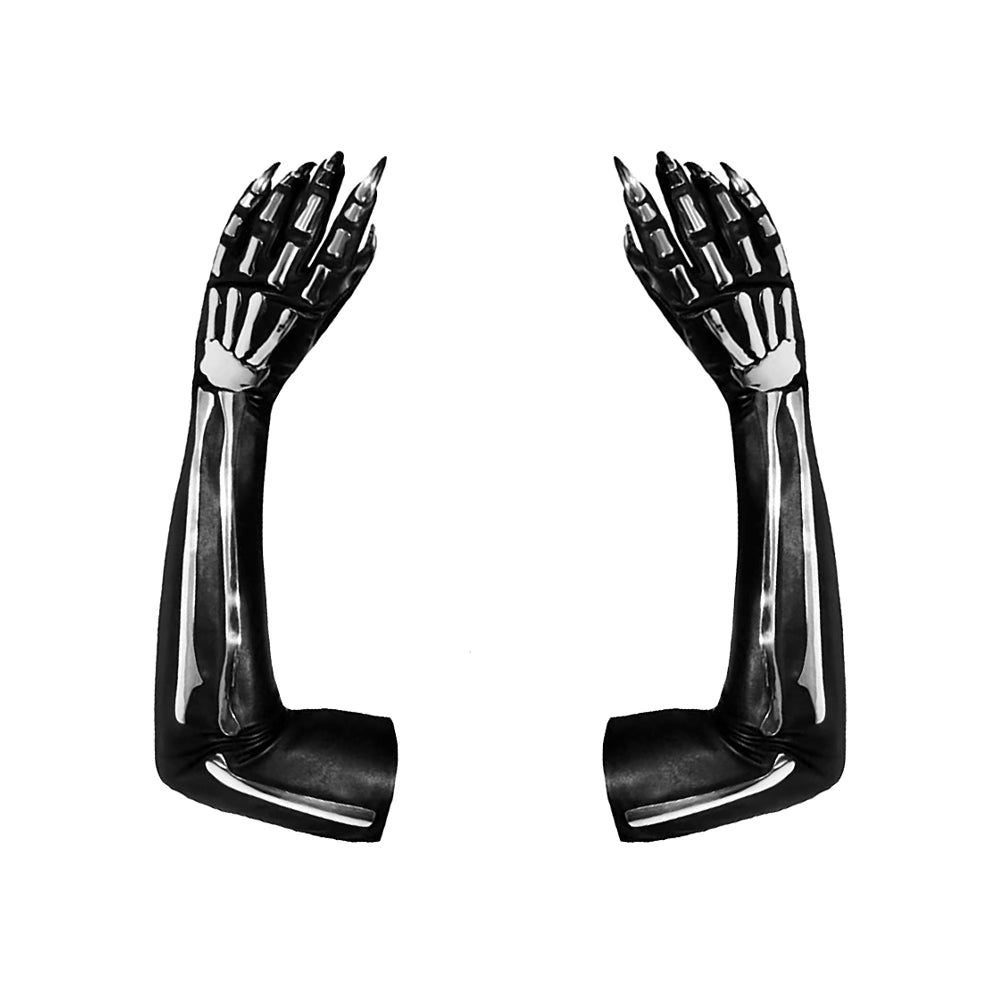 OPERA METAL BONES NAIL GLOVES – MAJESTY BLACK