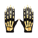 FULL METAL BONES GLOVES WITH STILETTO NAILS
