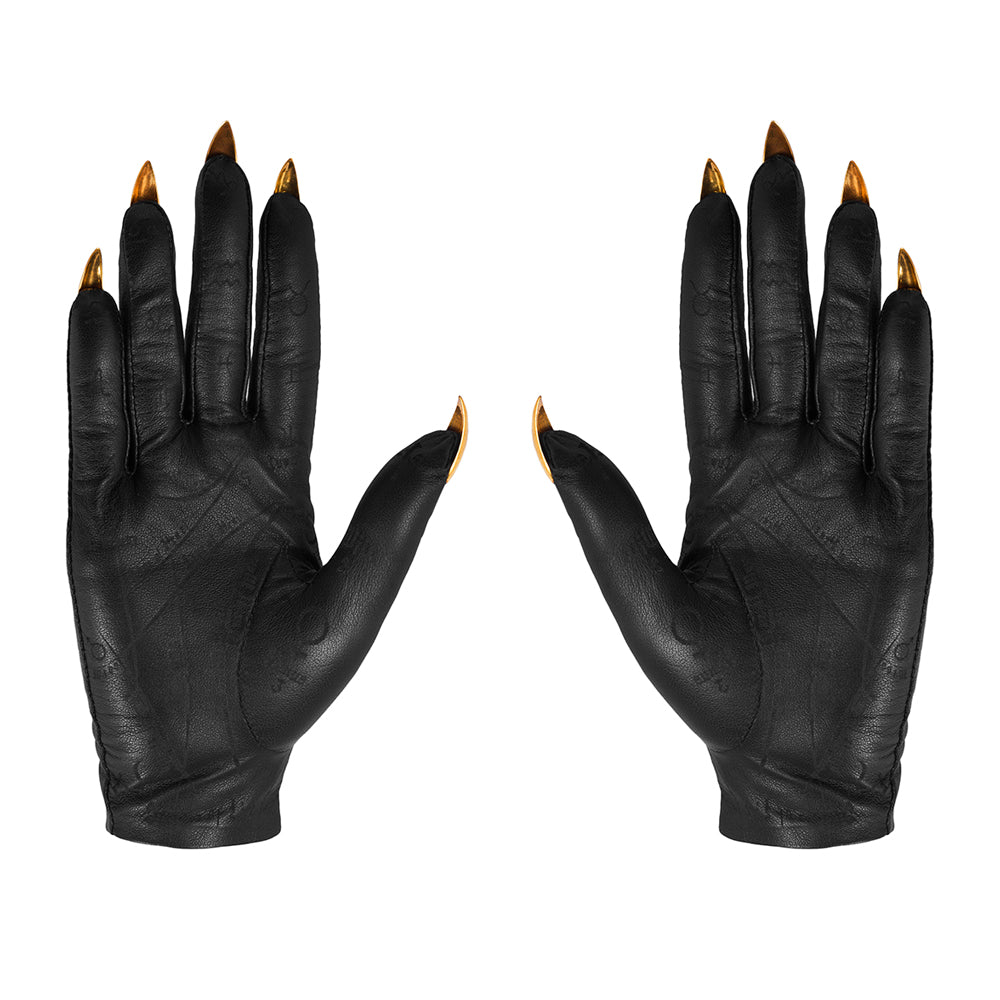 PALMISTRY NAIL GLOVES – MAJESTY BLACK